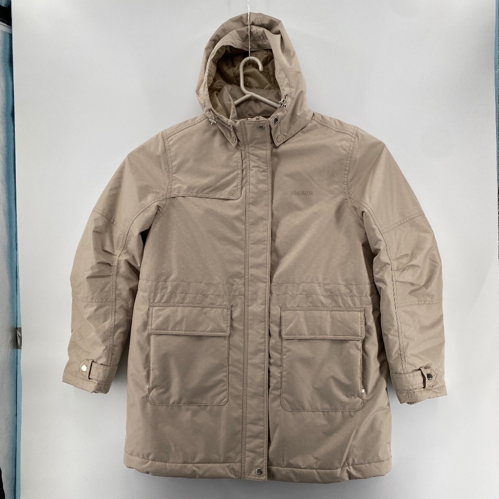 Wind River Jacket Woman's Size 2XL Winter Coat T-Max Hyper Dri- Hooded Tan